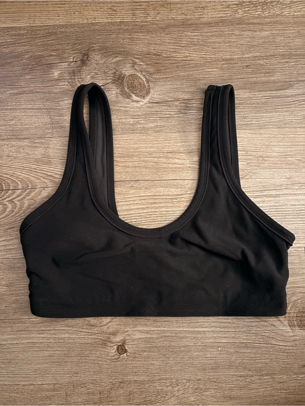 ALO Yoga Black Scoop Sports Bra